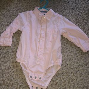 18 month pink boys button down shirt.